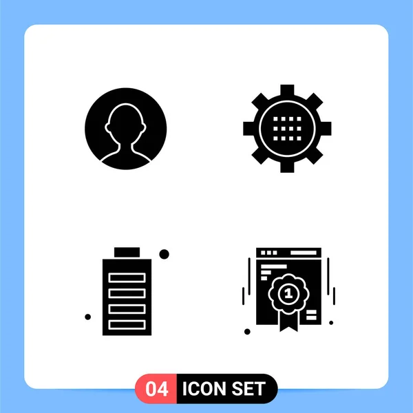 Conjunto Iconos Creativos Universales Simplemente Vector Ilustraciones Para Aplicaciones Web — Vector de stock