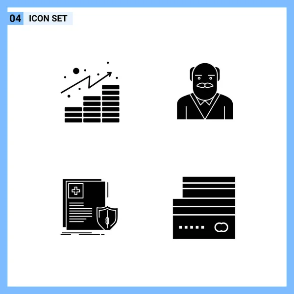 Conjunto Iconos Creativos Universales Simplemente Vector Ilustraciones Para Aplicaciones Web — Vector de stock