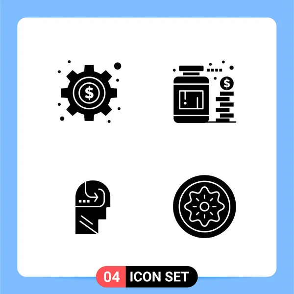 Conjunto Iconos Creativos Universales Simplemente Vector Ilustraciones Para Aplicaciones Web — Vector de stock