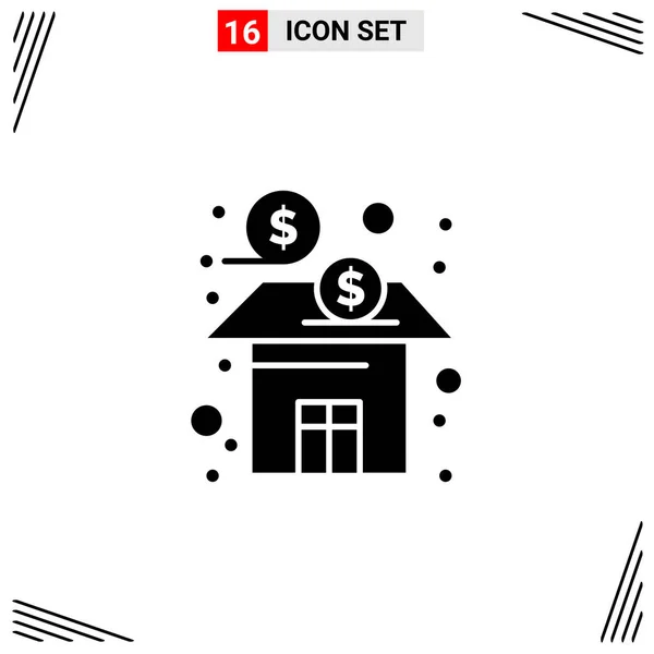 Set of 25 Universal Business Icons Vector — Stockový vektor