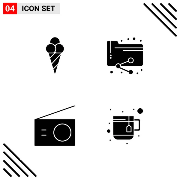 Conjunto de 16 iconos universales Vector de negocios — Vector de stock