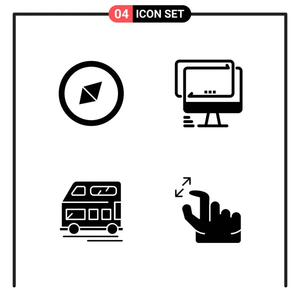 Set de 25 iconos de negocio universales Vector — Vector de stock