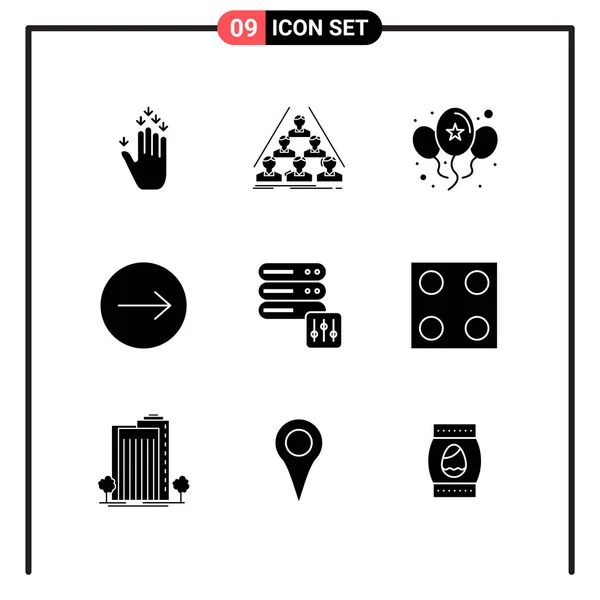 Set Universal Creative Icons Simply Vector Illustrations Web Mobile Apps — Stock Vector