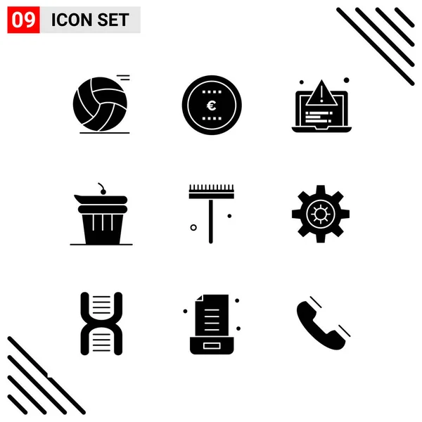 Conjunto Iconos Creativos Universales Simplemente Vector Ilustraciones Para Aplicaciones Web — Vector de stock