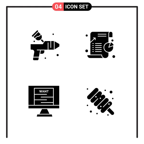 Set of 25 Universal Business Icons Vector — Stockový vektor