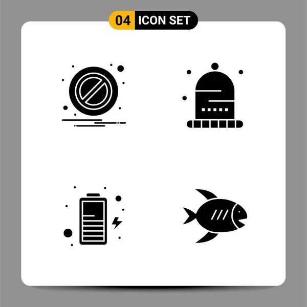 Conjunto Iconos Creativos Universales Simplemente Vector Ilustraciones Para Aplicaciones Web — Vector de stock