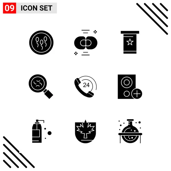 Conjunto Iconos Creativos Universales Simplemente Vector Ilustraciones Para Aplicaciones Web — Vector de stock