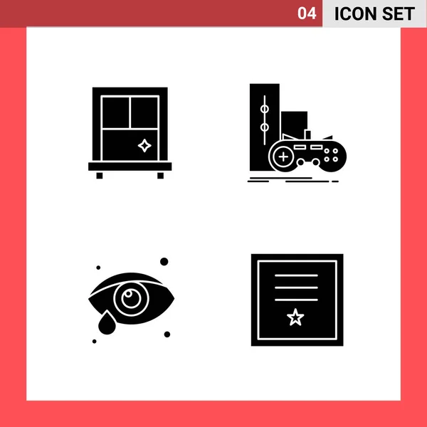 Conjunto Iconos Creativos Universales Simplemente Vector Ilustraciones Para Aplicaciones Web — Vector de stock