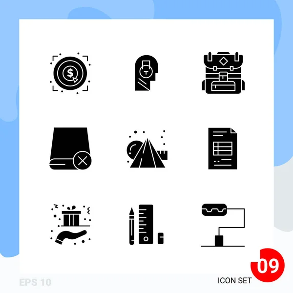 Set Universal Creative Icons Simply Vector Illustrations Web Mobile Apps — Stock Vector