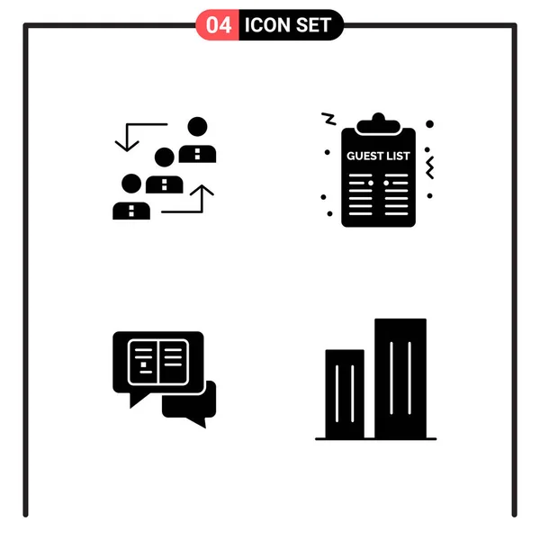 Set Dari Ikon Kreatif Universal Cukup Ilustrasi Vektor Untuk Aplikasi - Stok Vektor