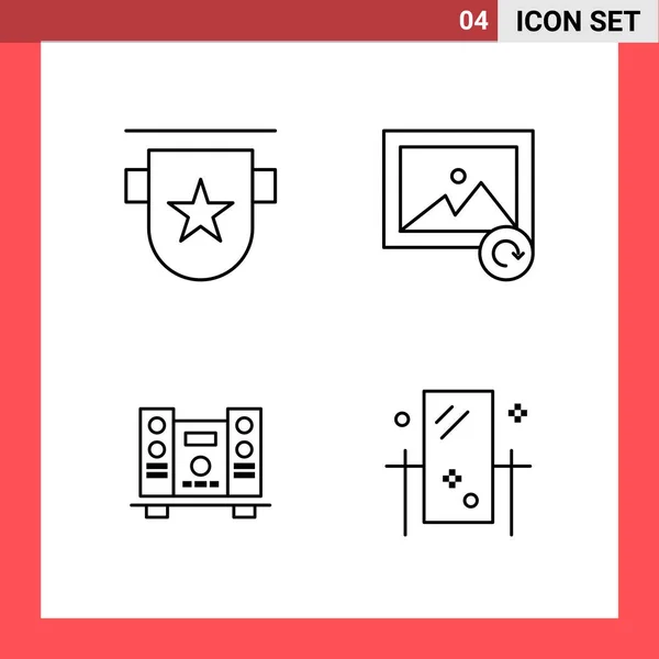 Set of 25 Universal Business Icons Vector — Stockový vektor