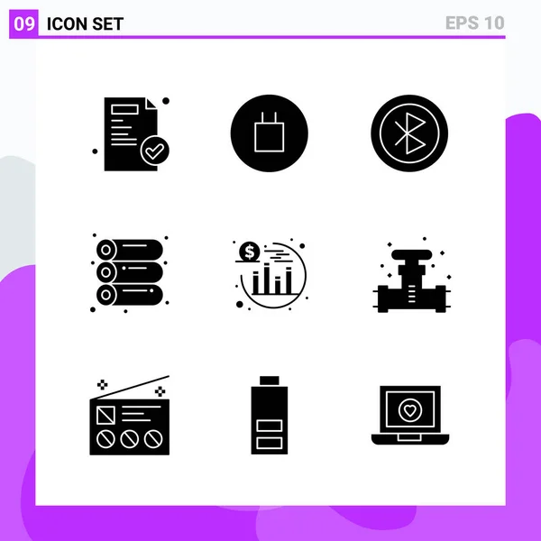 Conjunto Iconos Creativos Universales Simplemente Vector Ilustraciones Para Aplicaciones Web — Vector de stock