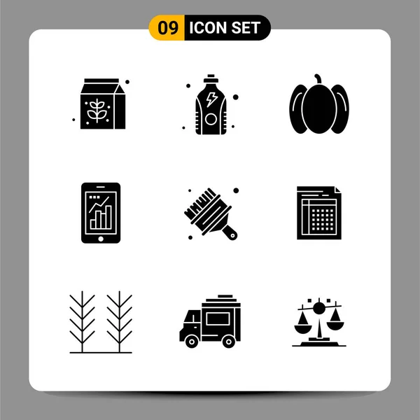 Set Universal Creative Icons Simply Vector Illustrations Web Mobile Apps — Stock Vector