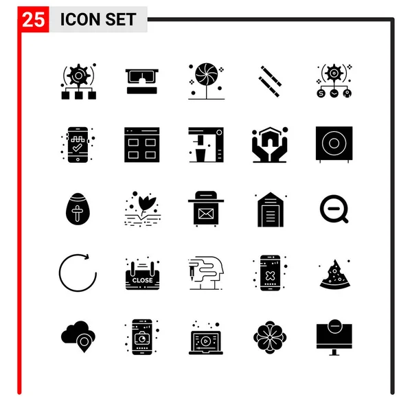 Set Universal Creative Icons Simply Vector Illustrations Web Mobile Apps — Stock Vector