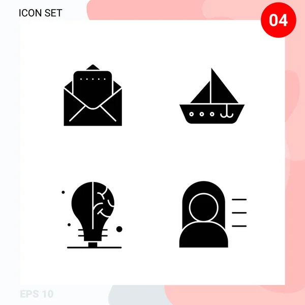 Set Universal Creative Icons Simply Vector Illustrations Web Mobile Apps — Stock Vector