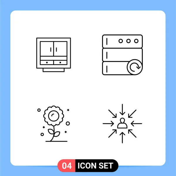 Set of 25 Universal Business Icons Vector — Stockový vektor