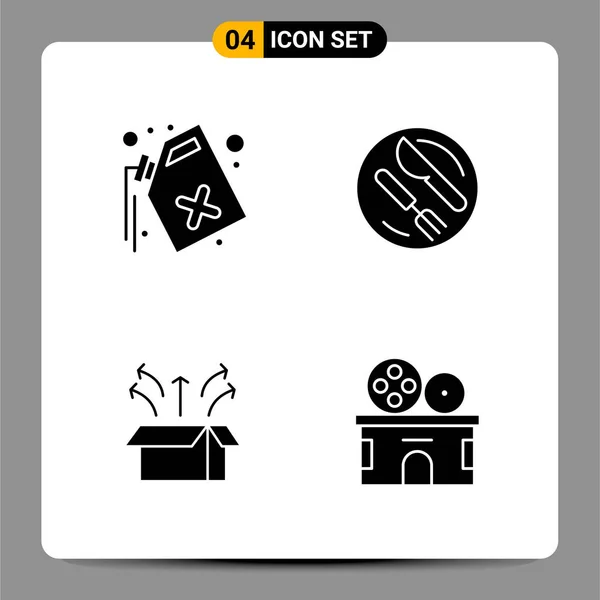 Conjunto Iconos Creativos Universales Simplemente Vector Ilustraciones Para Aplicaciones Web — Vector de stock