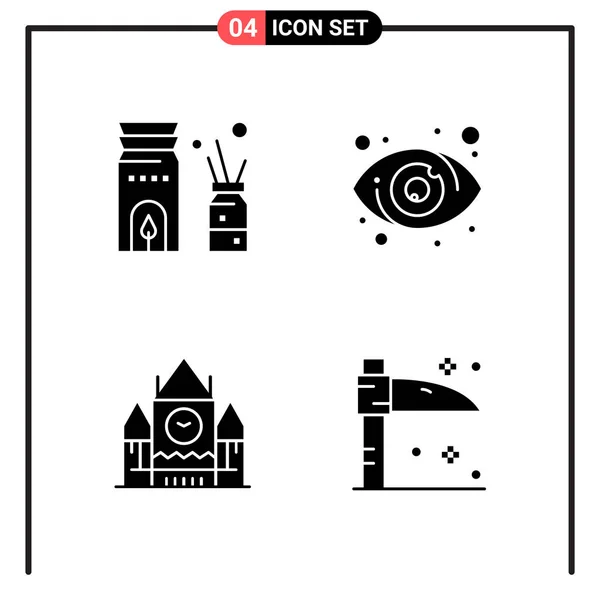 Conjunto Iconos Creativos Universales Simplemente Vector Ilustraciones Para Aplicaciones Web — Vector de stock