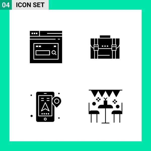 Set of 25 Universal Business Icons Vector — Stock Vector