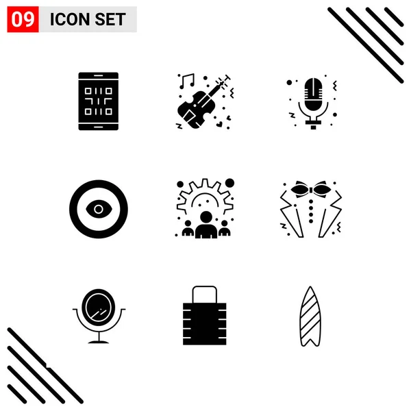 Set Universal Creative Icons Simply Vector Illustrations Web Mobile Apps — Stock Vector