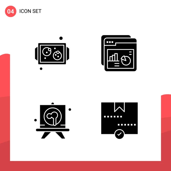 Set Universal Creative Icons Simply Vector Illustrations Web Mobile Apps — Stock Vector