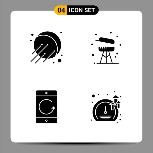 Conjunto Iconos Creativos Universales Simplemente Vector Ilustraciones Para Aplicaciones Web — Vector de stock