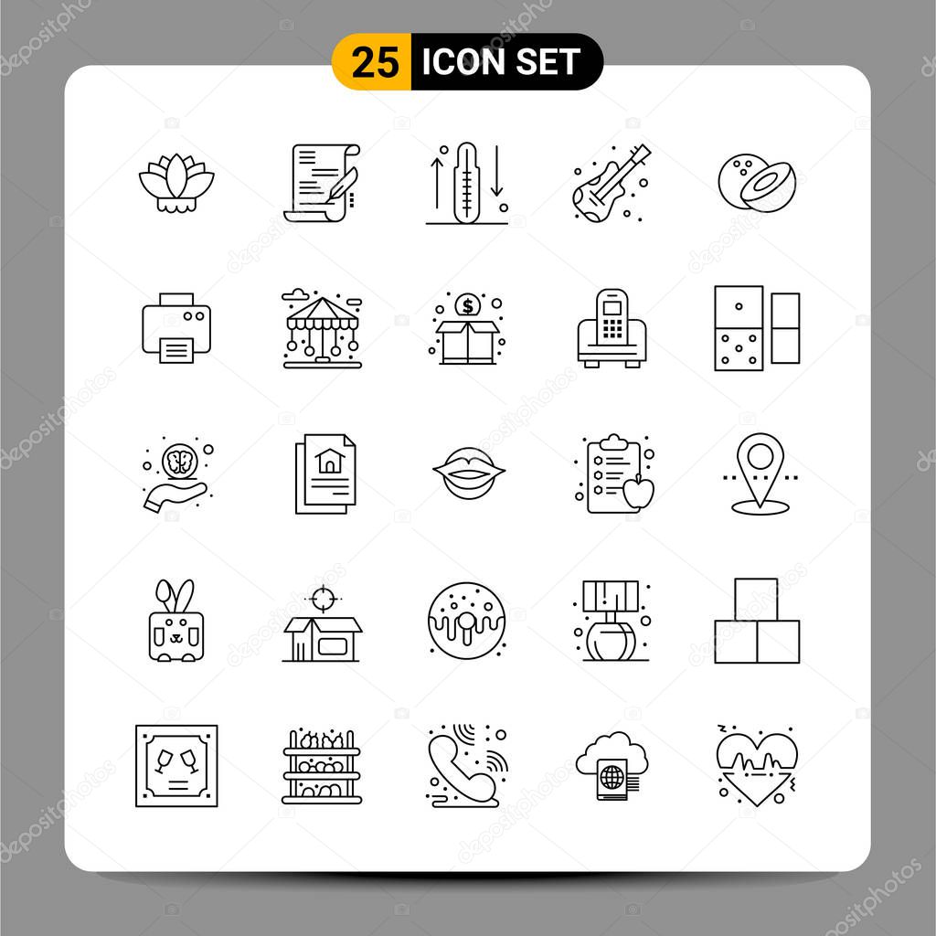 set of universal creative icons, vector Illustration