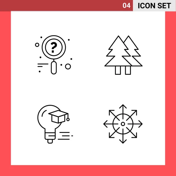 Set of 25 Universal Business Icons Vector — Stock Vector