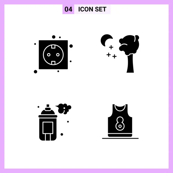 Set Universal Creative Icons Simply Vector Illustrations Web Mobile Apps — Stock Vector