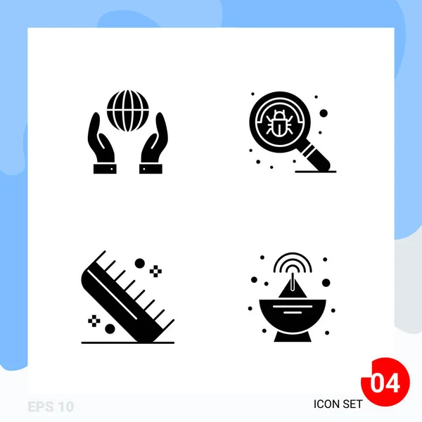 Conjunto Iconos Creativos Universales Simplemente Vector Ilustraciones Para Aplicaciones Web — Vector de stock