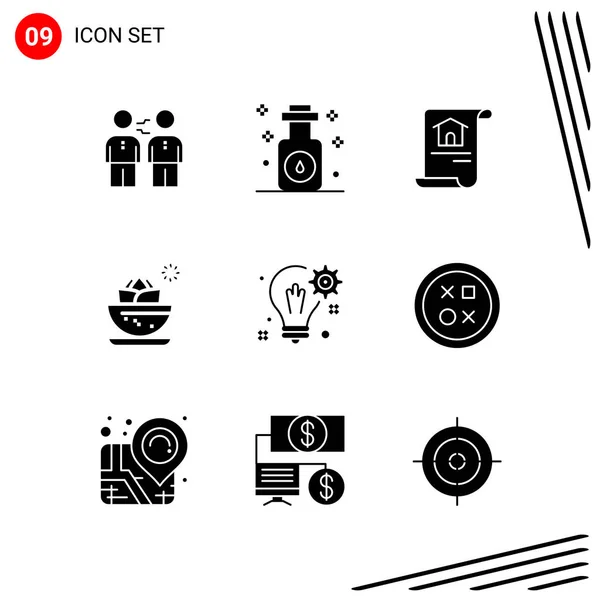 Set Universal Creative Icons Simply Vector Illustrations Web Mobile Apps — Stock Vector