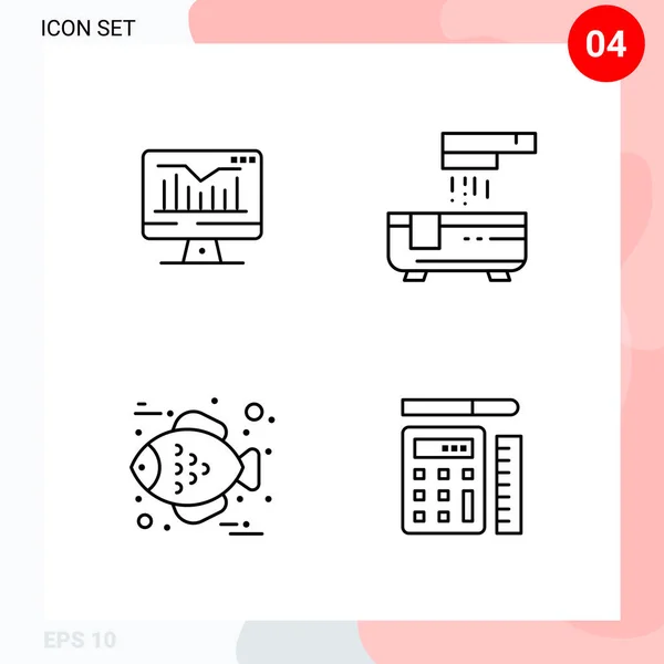 Set of 25 Universal Business Icons Vector — Stockový vektor