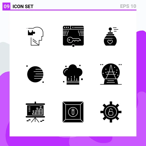 Conjunto Iconos Creativos Universales Simplemente Vector Ilustraciones Para Aplicaciones Web — Vector de stock