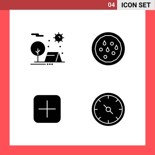 Conjunto Iconos Creativos Universales Simplemente Vector Ilustraciones Para Aplicaciones Web — Vector de stock