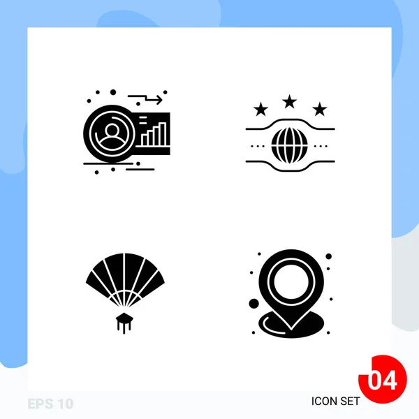 Conjunto Iconos Creativos Universales Simplemente Vector Ilustraciones Para Aplicaciones Web — Vector de stock