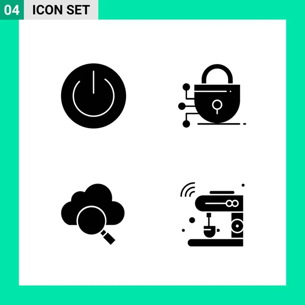 Set Universal Creative Icons Simply Vector Illustrations Web Mobile Apps — Stock Vector