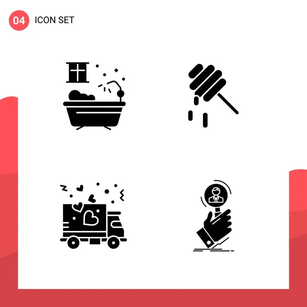 Conjunto Iconos Creativos Universales Simplemente Vector Ilustraciones Para Aplicaciones Web — Vector de stock