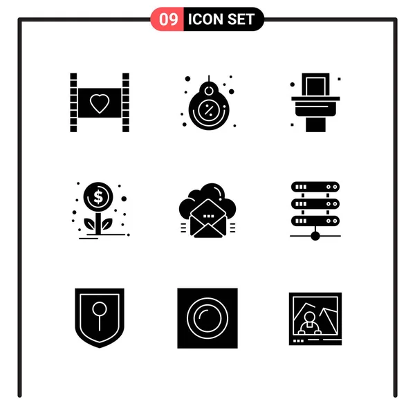 Conjunto Iconos Creativos Universales Simplemente Vector Ilustraciones Para Aplicaciones Web — Vector de stock