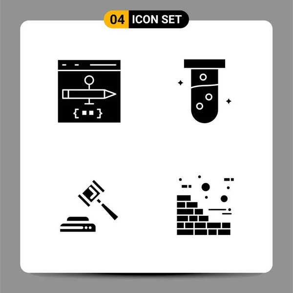 Conjunto de 16 iconos universales Vector de negocios — Vector de stock