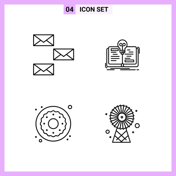 Set de 25 iconos de negocio universales Vector — Archivo Imágenes Vectoriales