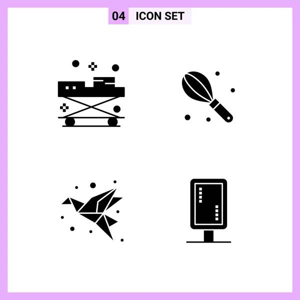 Set Universal Creative Icons Simply Vector Illustrations Web Mobile Apps — Stock Vector