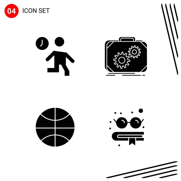 Conjunto Iconos Creativos Universales Simplemente Vector Ilustraciones Para Aplicaciones Web — Vector de stock