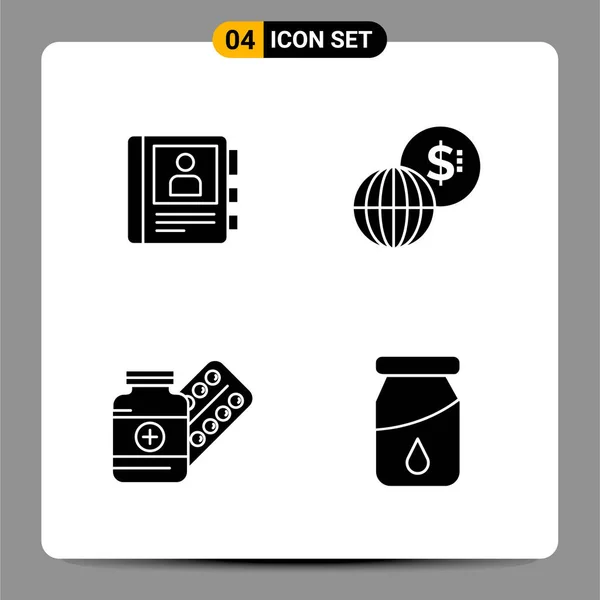 Conjunto Iconos Creativos Universales Simplemente Vector Ilustraciones Para Aplicaciones Web — Vector de stock