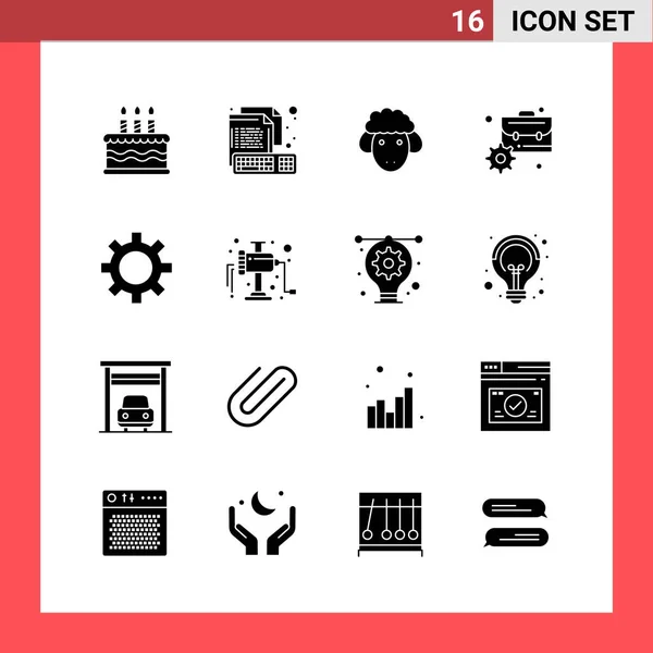 Conjunto Iconos Creativos Universales Simplemente Vector Ilustraciones Para Aplicaciones Web — Archivo Imágenes Vectoriales