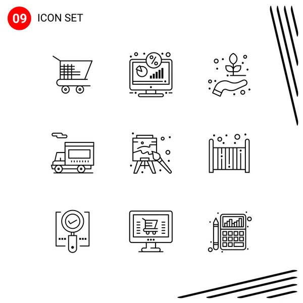 Set de 25 iconos de negocio universales Vector — Archivo Imágenes Vectoriales