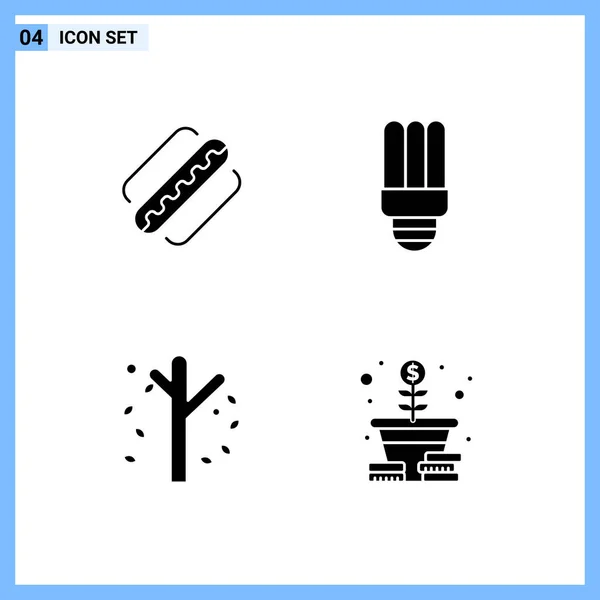 Conjunto Iconos Creativos Universales Simplemente Vector Ilustraciones Para Aplicaciones Web — Vector de stock