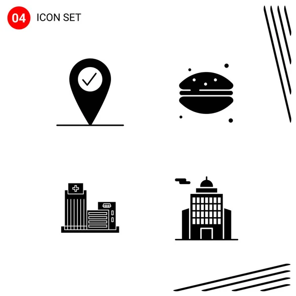 Set Universal Creative Icons Simply Vector Illustrations Web Mobile Apps — Stock Vector