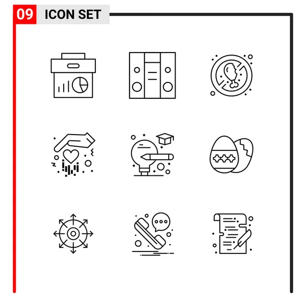 Set van 25 Universele Business Iconen Vector — Stockvector