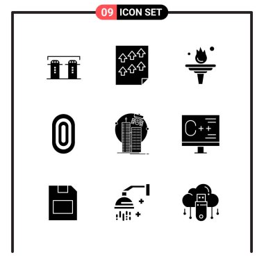 Evrensel yaratıcı simgeler kümesi, web ve mobil uygulamalar ve projeler için basit vektör illüstrasyonları 