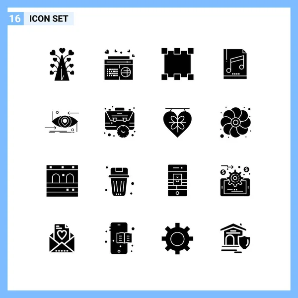 Conjunto Iconos Creativos Universales Simplemente Vector Ilustraciones Para Aplicaciones Web — Vector de stock